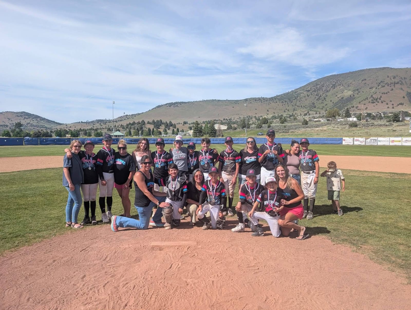 Average Joes team on the field